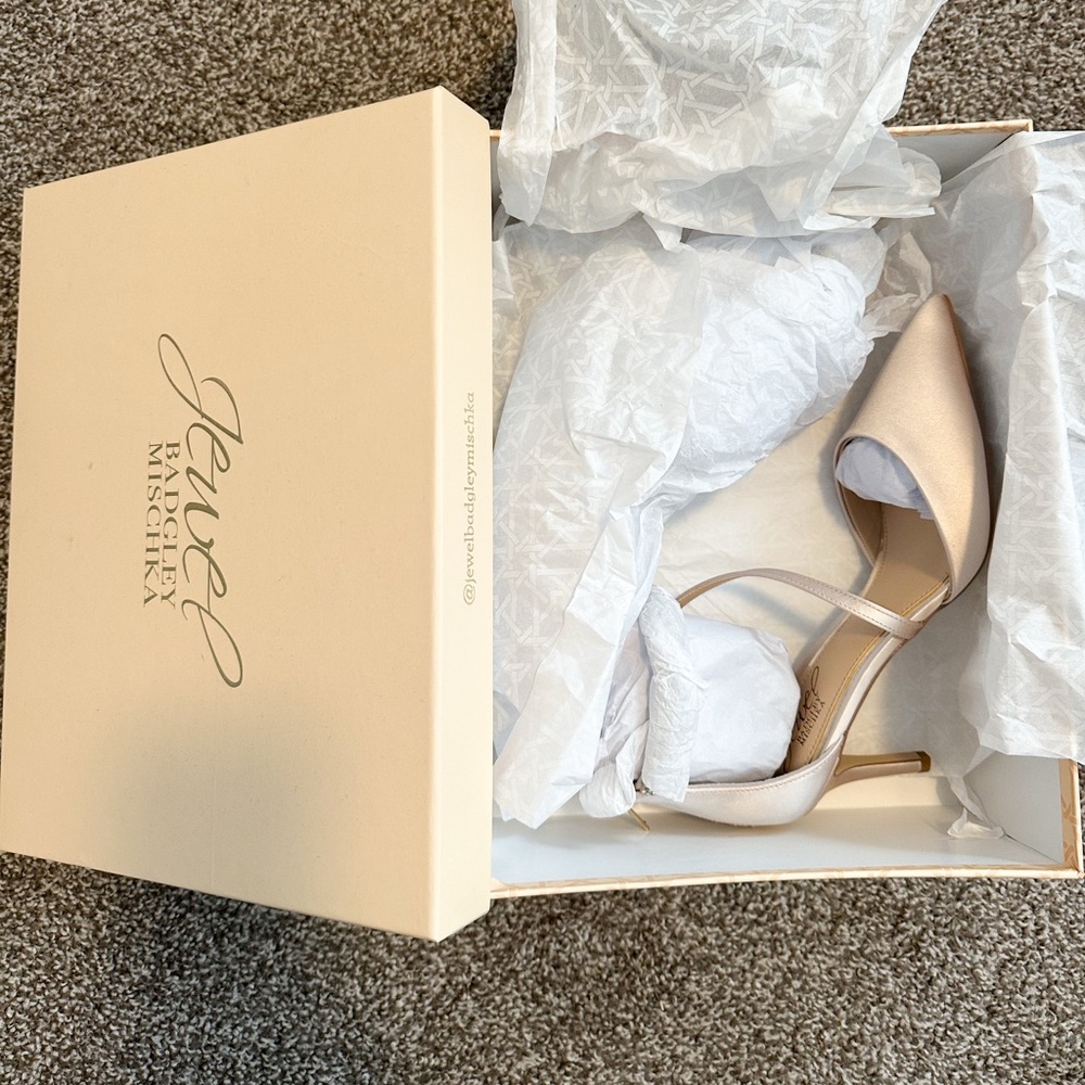 Jewel by Badgley Mischka Alaia Pointed Toe Kitten Heel